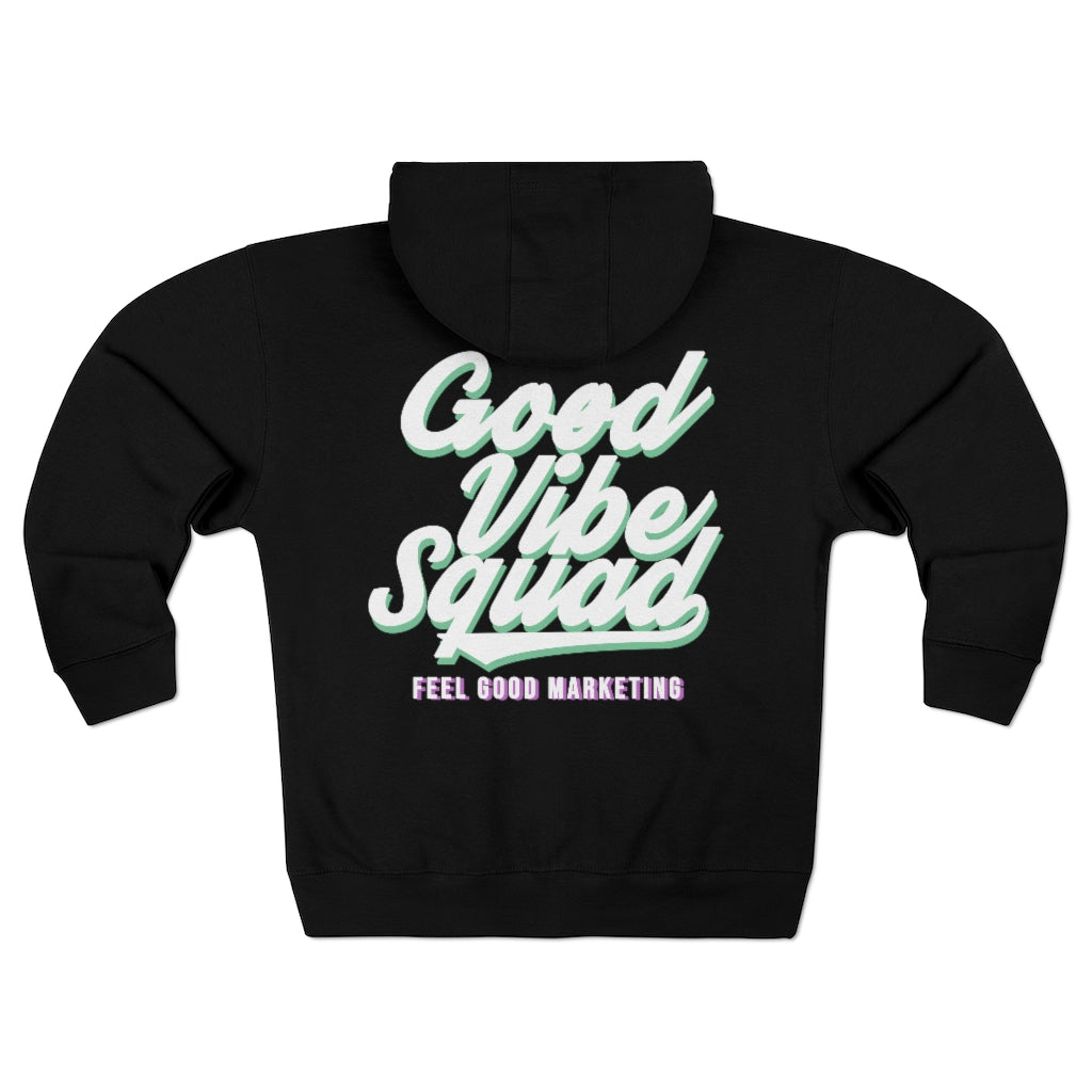 Chill Aqua/Purple Unisex Premium Full Zip Hoodie