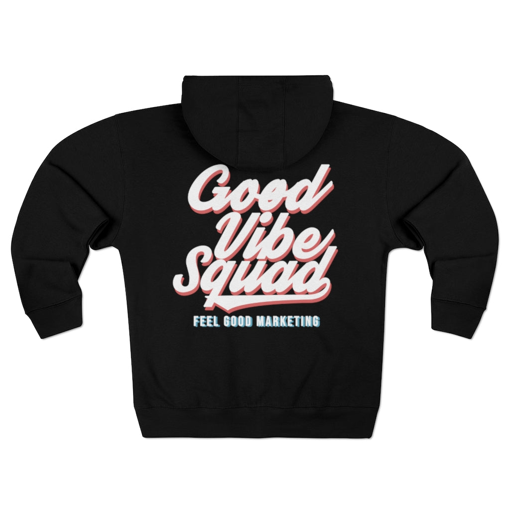 Chill Soft Red/Blue Unisex Premium Full Zip Hoodie