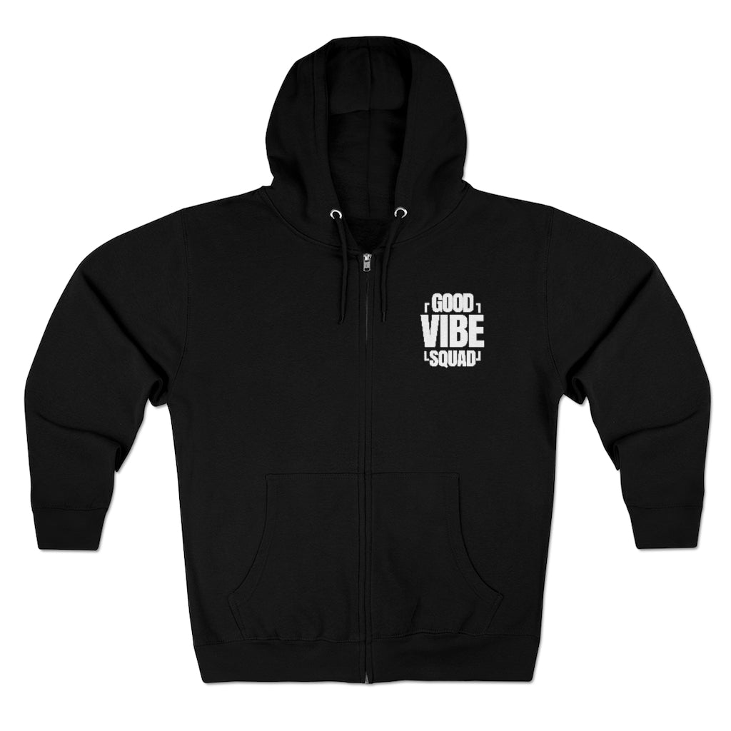 Chill Aqua/Purple Unisex Premium Full Zip Hoodie