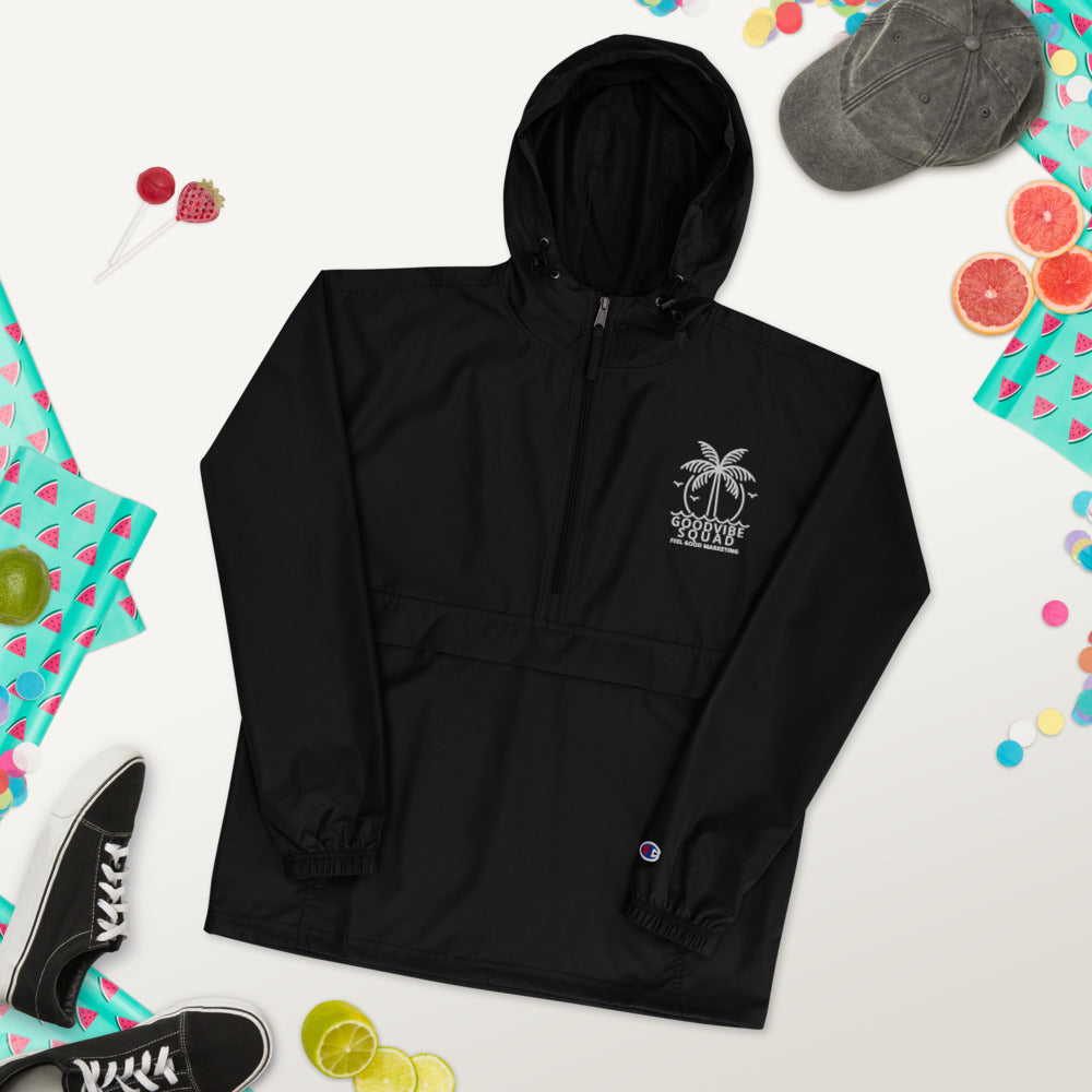 Palm Embroidered Champion Packable Jacket
