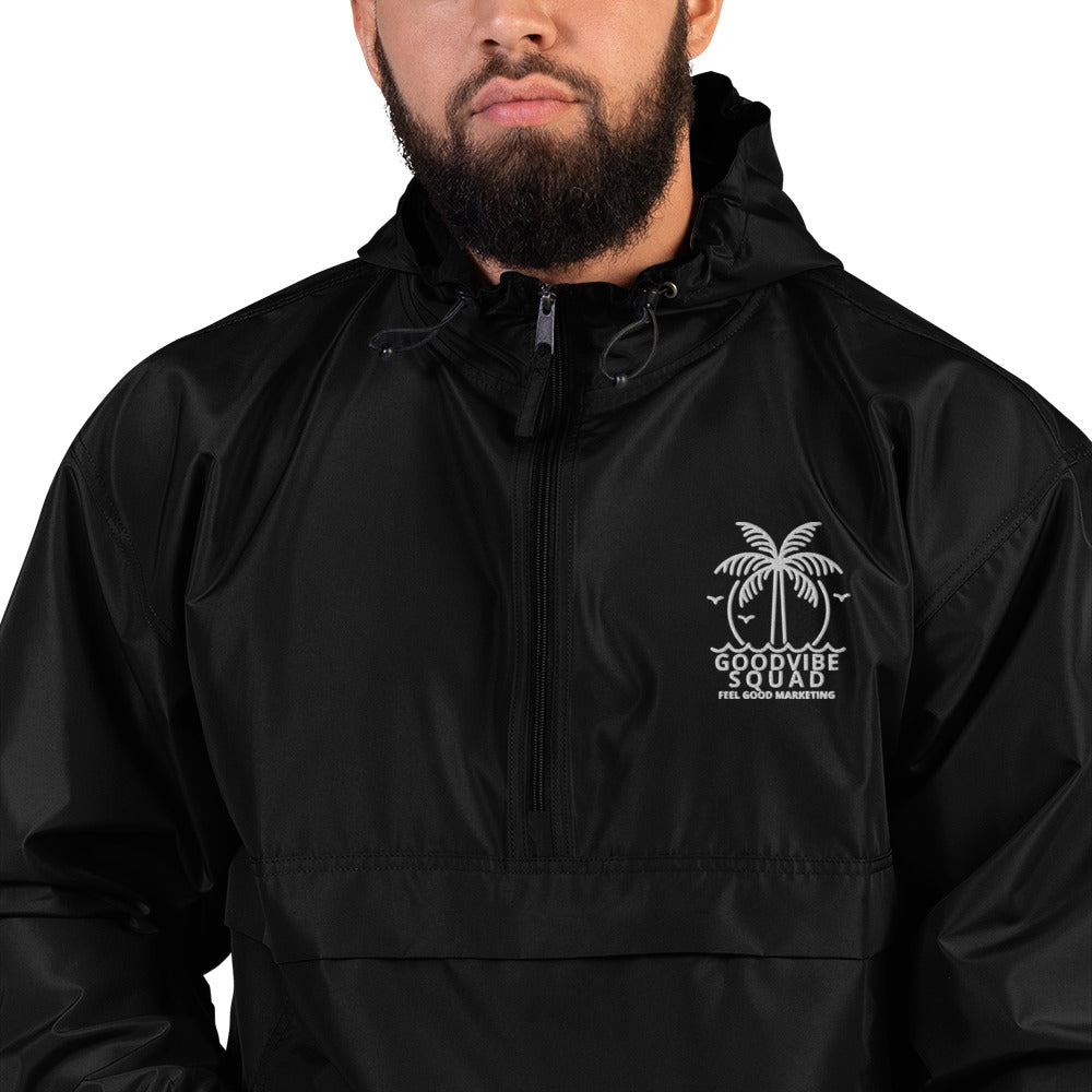 Palm Embroidered Champion Packable Jacket