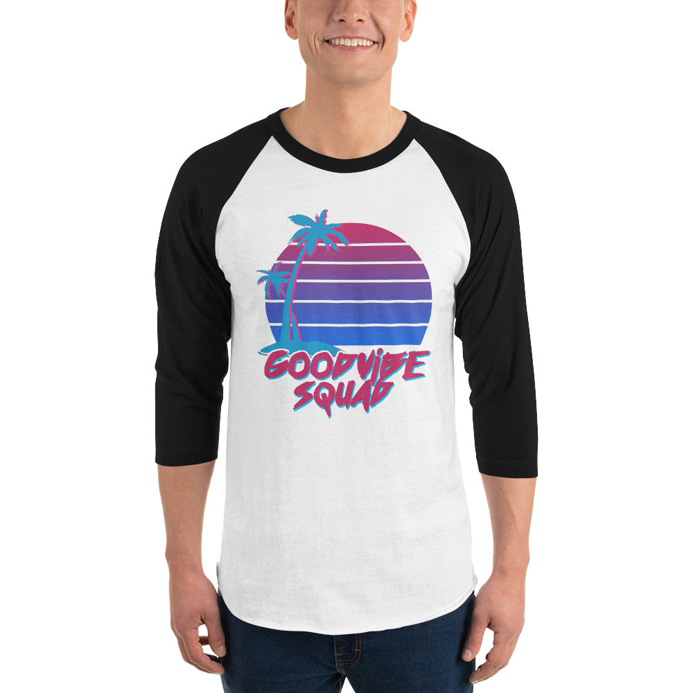 Miami Vice 3/4 sleeve raglan shirt