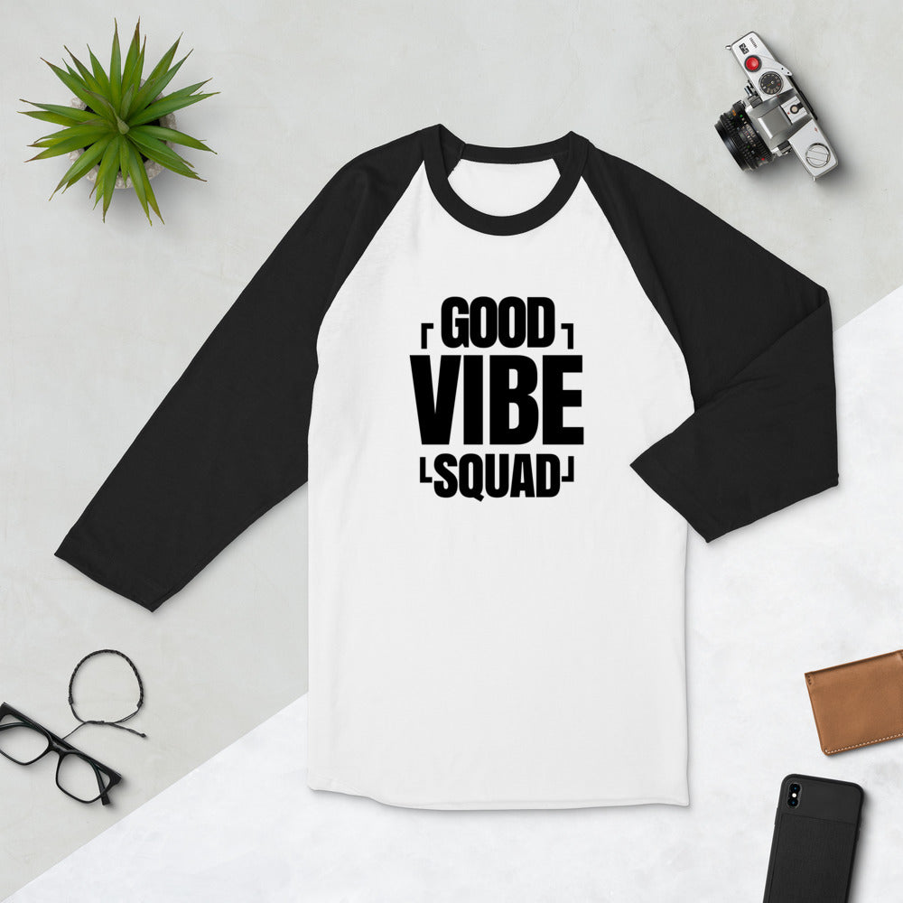 Good Vibe Squad 3/4 Sleeve Raglan Shirt