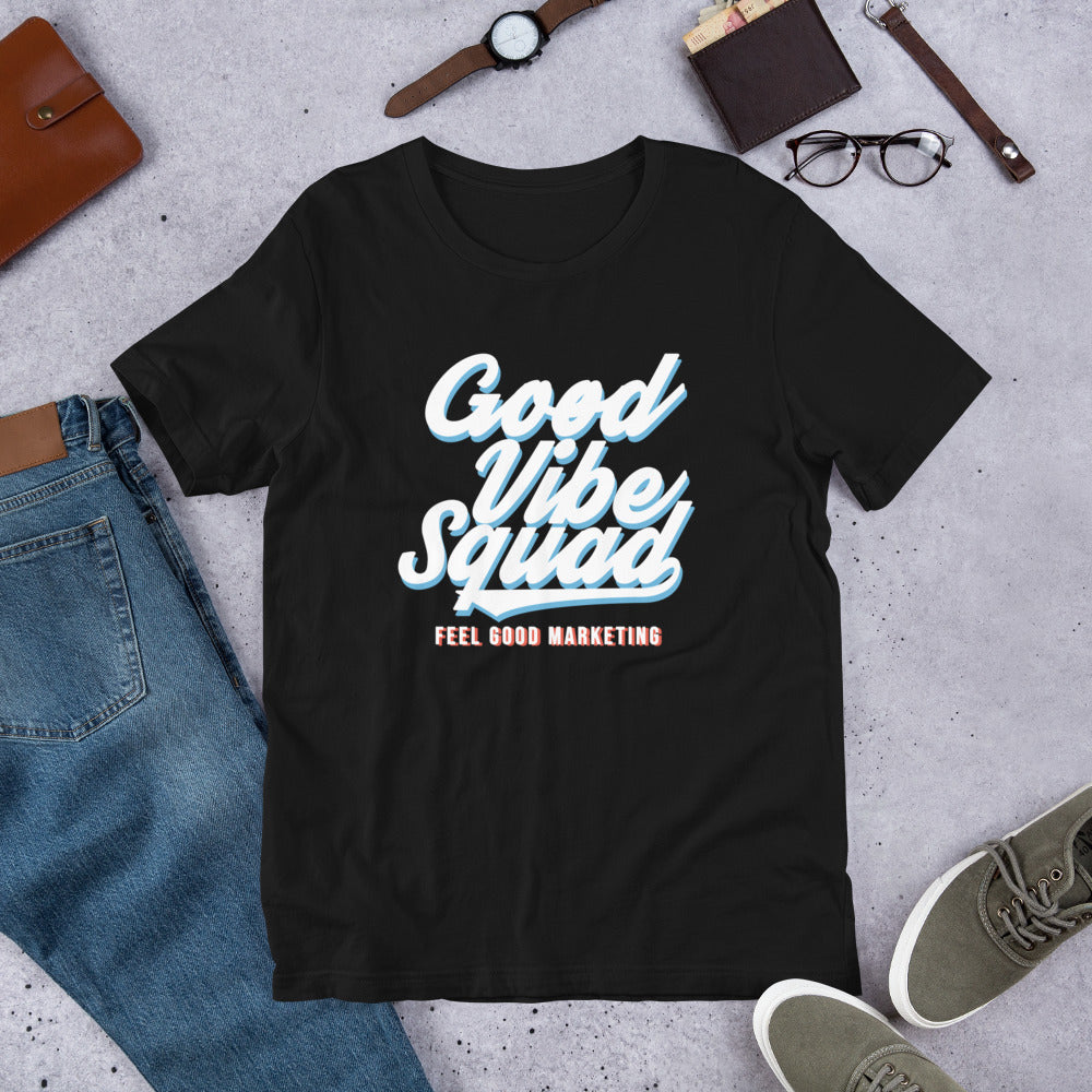 Chill Soft Blue/Red Unisex T-shirt