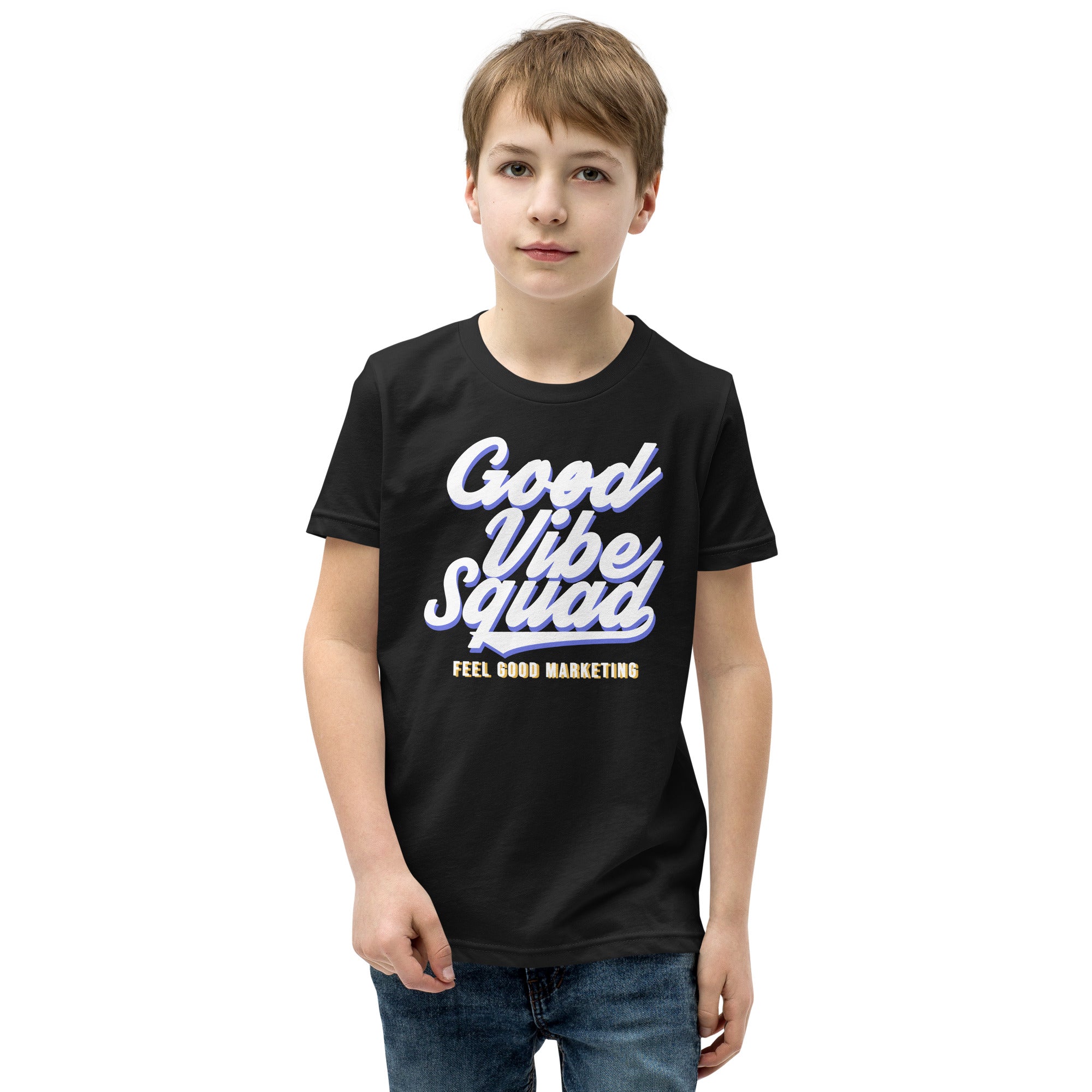 Chill Soft Purple/Yellow Youth Short Sleeve T-Shirt